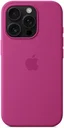Origineel Apple iPhone 16 Pro Hoesje MagSafe Silicone Case Fuchsia