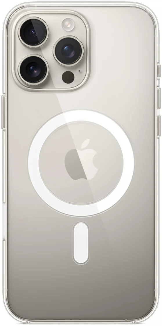 Origineel Apple iPhone 16 Pro Max Hoesje MagSafe Clear Case Transparant afbeelding 1