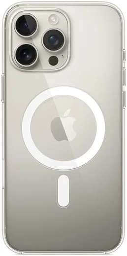 Origineel Apple iPhone 16 Pro Max Hoesje MagSafe Clear Case Transparant afbeelding 1