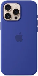 Origineel Apple iPhone 16 Pro Max Hoesje MagSafe Silicone Case Ultramarijn afbeelding