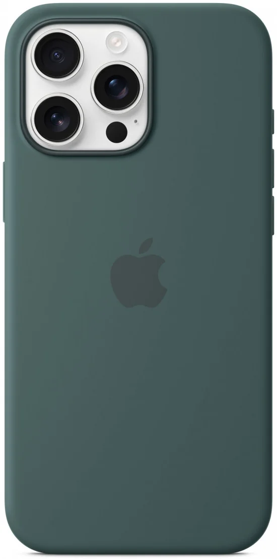 Origineel Apple iPhone 16 Pro Max Hoesje MagSafe Silicone Case Blauwgroen afbeelding 2