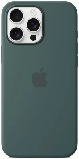 Origineel Apple iPhone 16 Pro Max Hoesje MagSafe Silicone Case Blauwgroen afbeelding 2