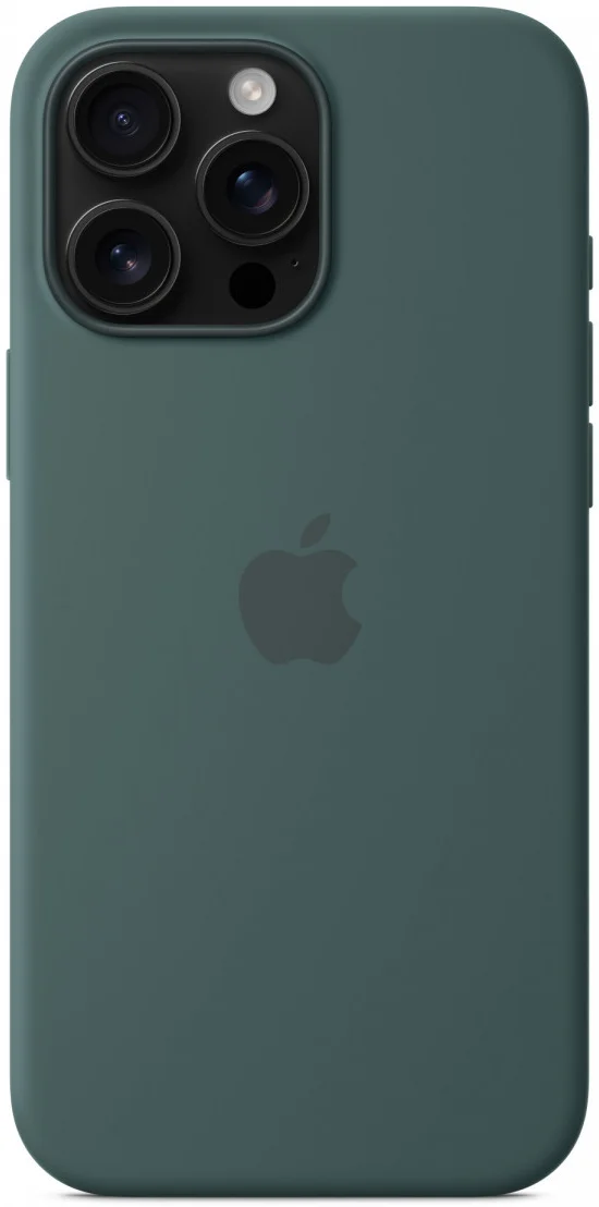 Origineel Apple iPhone 16 Pro Max Hoesje MagSafe Silicone Case Blauwgroen afbeelding 3