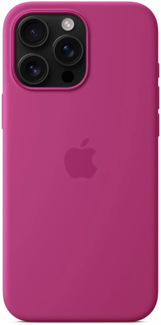 Origineel Apple iPhone 16 Pro Max Hoesje MagSafe Silicone Case Fuchsia afbeelding 4