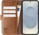 Rosso Element Samsung Galaxy S25 Hoesje Book Case Wallet Bruin afbeelding 15