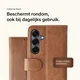 Rosso Element Samsung Galaxy S25 Hoesje Book Case Wallet Bruin afbeelding 3