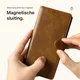 Rosso Element Samsung Galaxy S25 Hoesje Book Case Wallet Bruin afbeelding 11