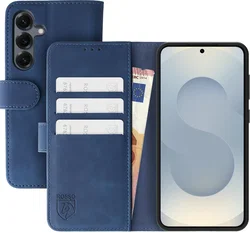 Rosso Element Samsung Galaxy S25 Hoesje Book Case Wallet Blauw afbeelding