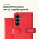 Rosso Element Samsung Galaxy S25 Plus Hoesje Book Case Wallet Rood afbeelding 3