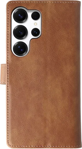 Rosso Element Samsung Galaxy S25 Ultra Hoesje Book Case Wallet Bruin afbeelding 13