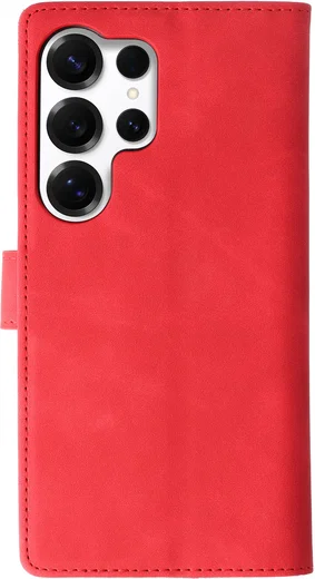 Rosso Element Samsung Galaxy S25 Ultra Hoesje Book Case Wallet Rood afbeelding 2