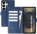 Rosso Element Samsung Galaxy S25 Ultra Hoesje Book Case Wallet Blauw