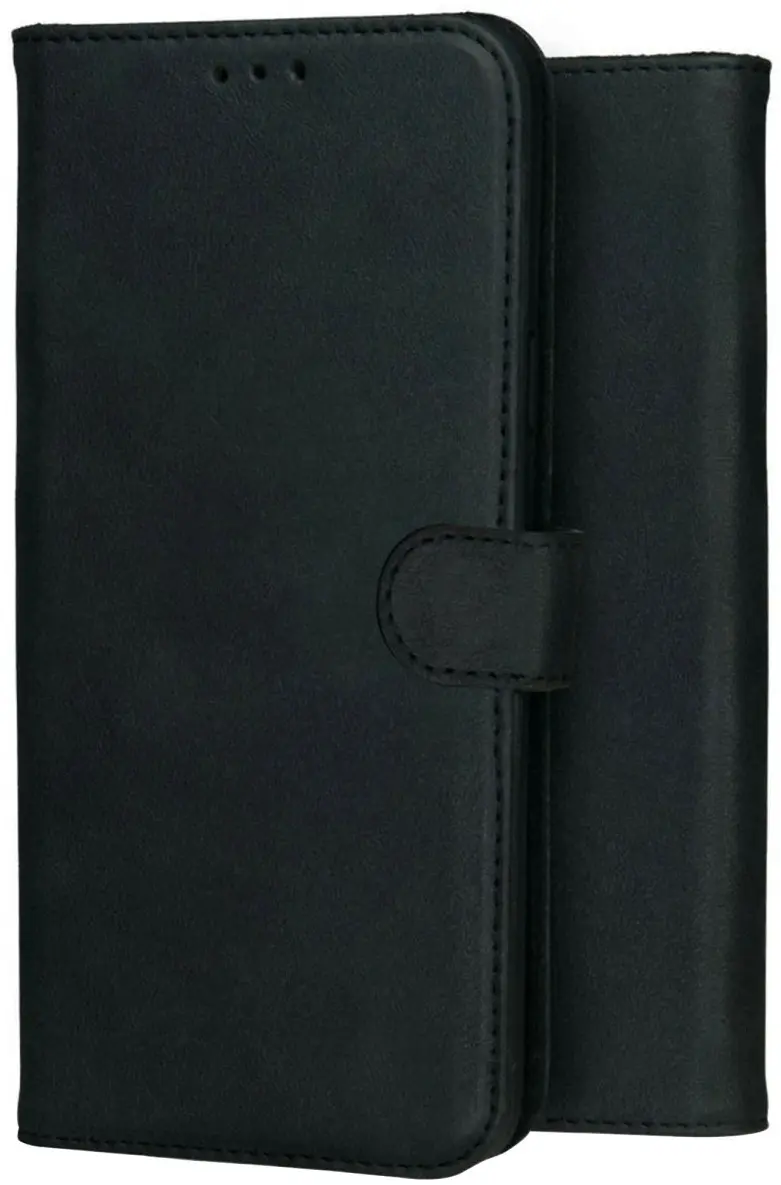 Rosso Deluxe Samsung Galaxy S25 Plus Hoesje Echt Leer Book Case Zwart afbeelding 10