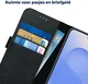 Rosso Deluxe Samsung Galaxy S25 Plus Hoesje Echt Leer Book Case Zwart afbeelding 5