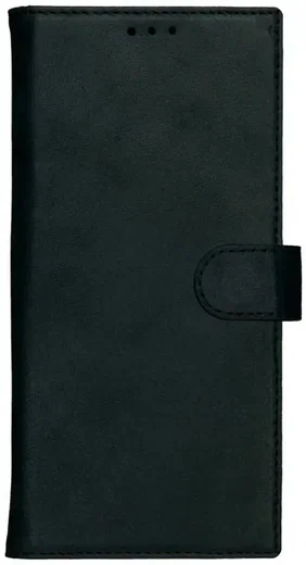 Rosso Deluxe Samsung Galaxy S25 Ultra Hoesje Echt Leer Book Case Zwart afbeelding 12