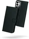 Rosso Deluxe Samsung Galaxy S25 Ultra Hoesje Echt Leer Book Case Zwart afbeelding 2