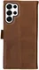 Rosso Deluxe Samsung Galaxy S25 Ultra Hoesje Echt Leer Book Case Bruin afbeelding 10