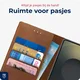 Rosso Deluxe Samsung Galaxy S25 Ultra Hoesje Echt Leer Book Case Bruin afbeelding 5