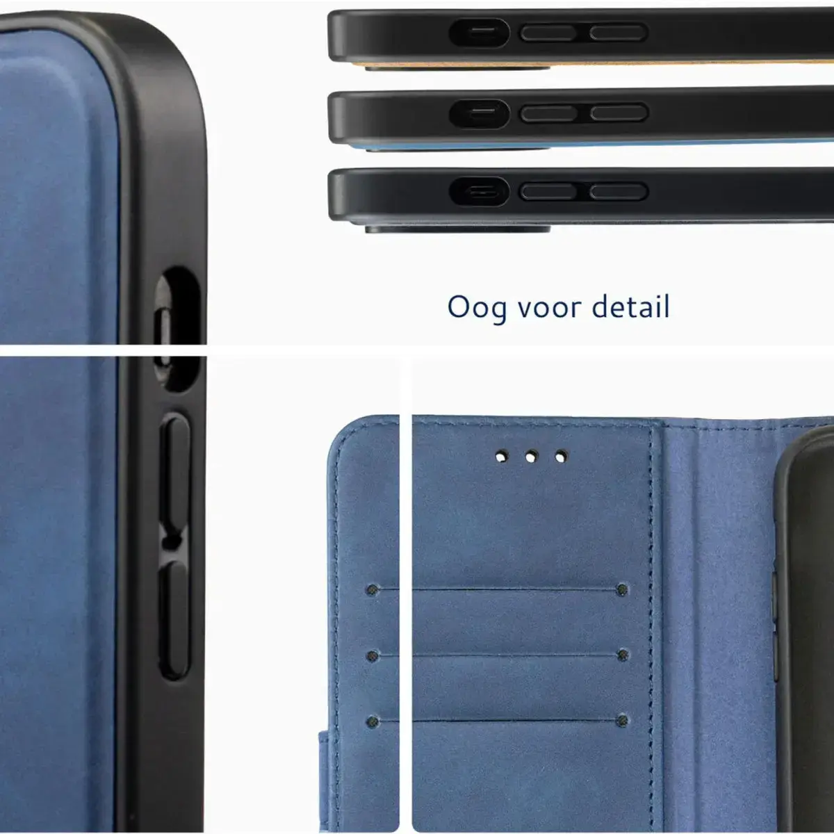 Rosso Element Uitneembaar 2-in-1 Samsung Galaxy S25 Hoesje Blauw afbeelding 2