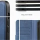 Rosso Element Uitneembaar 2-in-1 Samsung Galaxy S25 Hoesje Blauw afbeelding 2