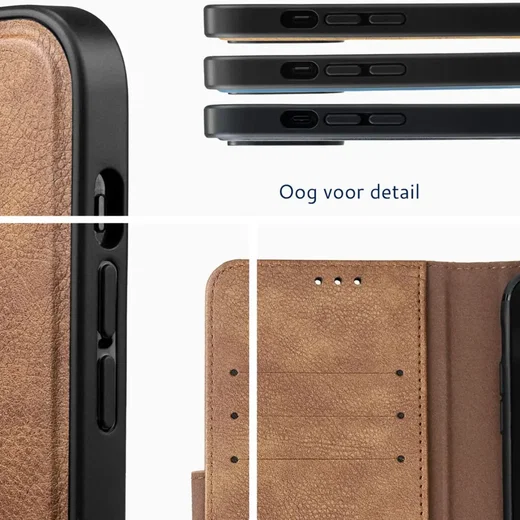 Rosso Element Uitneembaar 2-in-1 Samsung Galaxy S25 Plus Hoesje Bruin afbeelding 2