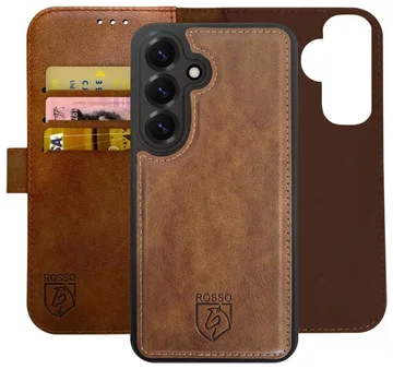 Rosso Element Uitneembaar 2-in-1 Samsung Galaxy S25 Plus Hoesje Bruin