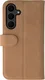 Rosso Elite Samsung Galaxy S25 Hoesje met MagSafe Book Case Echt Leer Lichtbruin afbeelding 9