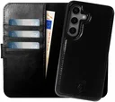Rosso Elite Samsung Galaxy S25 Plus Hoesje MagSafe Book Case Leer Zwart