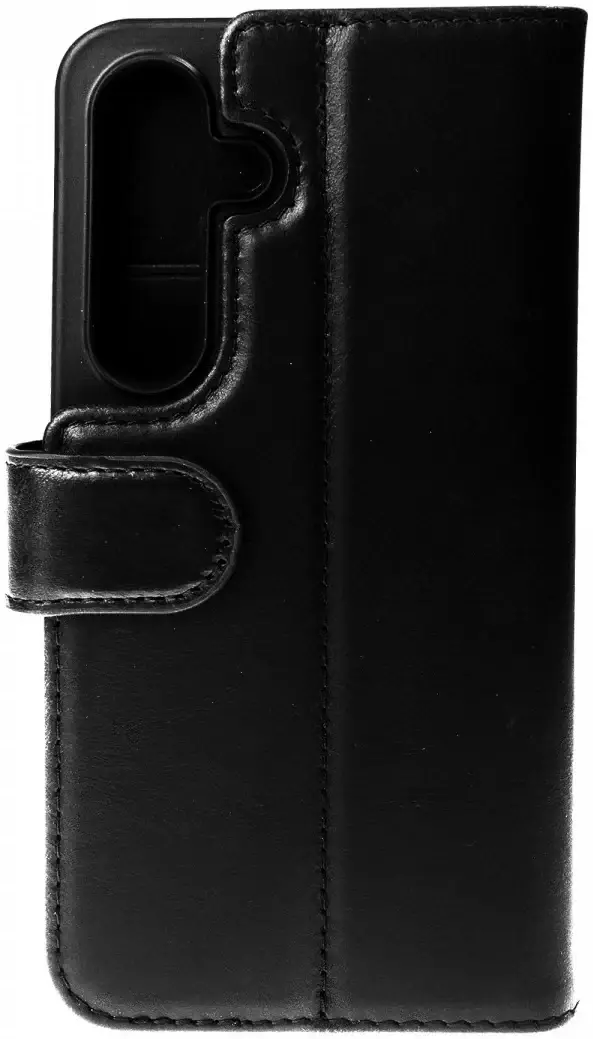 Rosso Elite Samsung Galaxy S25 Plus Hoesje MagSafe Book Case Leer Zwart afbeelding 14