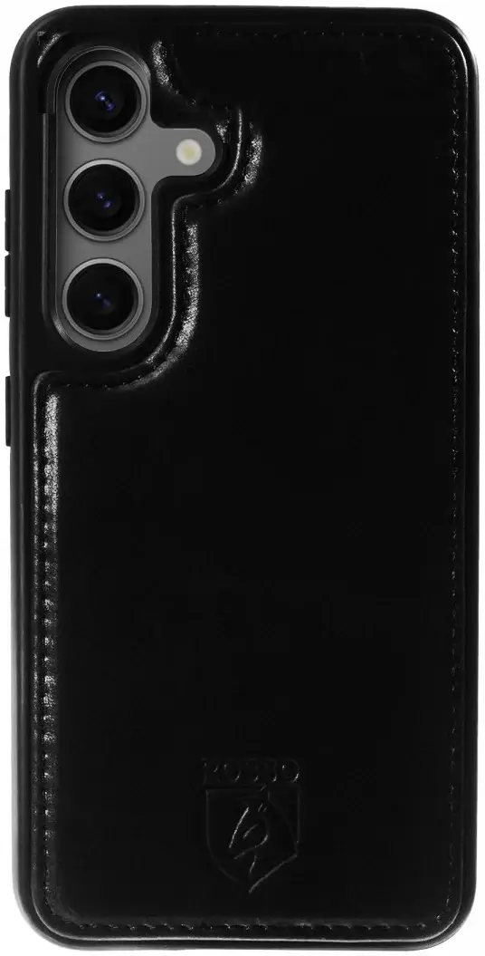 Rosso Elite Samsung Galaxy S25 Plus Hoesje MagSafe Book Case Leer Zwart afbeelding 15