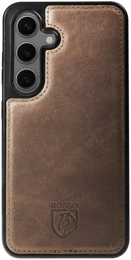 Rosso Elite Samsung Galaxy S25 Plus Hoesje MagSafe Book Case Leer Bruin afbeelding 15