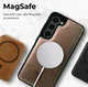 Rosso Elite Samsung Galaxy S25 Plus Hoesje MagSafe Book Case Leer Bruin afbeelding 5