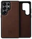 Rosso Elite Samsung Galaxy S25 Ultra Hoesje MagSafe Book Case Leer Bruin afbeelding 8