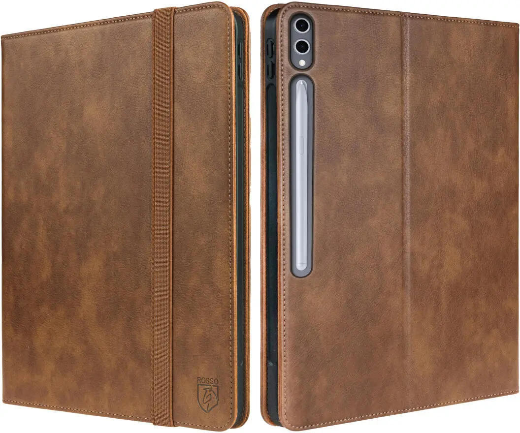Rosso Element Samsung Galaxy Tab S10 Plus Hoes Book Case Bruin afbeelding 2