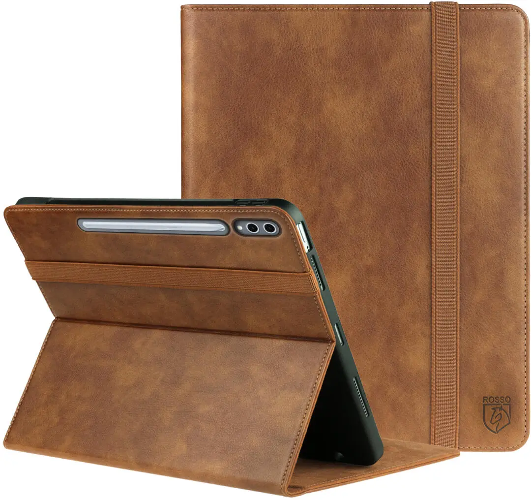Rosso Element Samsung Galaxy Tab S10 Ultra Hoes Book Case Bruin afbeelding 1