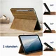 Rosso Element Samsung Galaxy Tab S10 Ultra Hoes Book Case Bruin afbeelding 4
