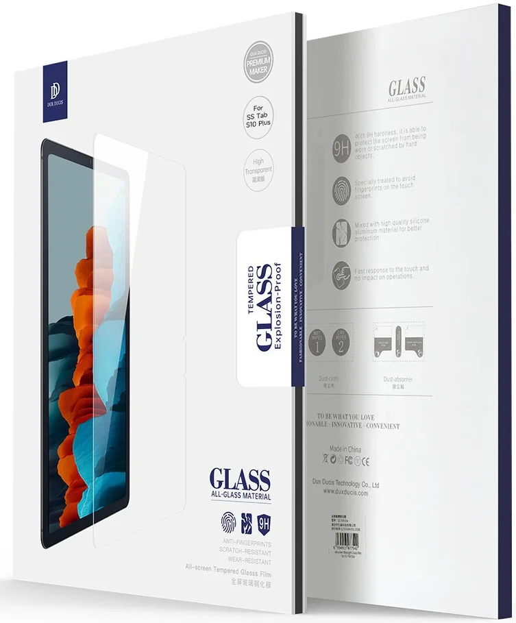 Dux Ducis Samsung Galaxy Tab S10 Plus Screen Protector 9H Tempered Glass 1-Pack afbeelding 6
