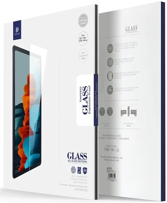Dux Ducis Samsung Galaxy Tab S10 Plus Screen Protector 9H Tempered Glass 2-Pack afbeelding 6