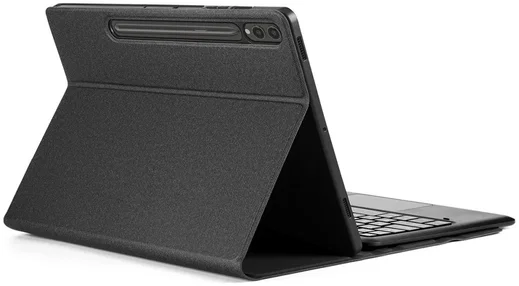Dux Ducis Samsung Galaxy Tab S9 Plus/S9 FE Plus Hoes Bluetooth Toetsenbord Zwart afbeelding 1