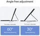 Dux Ducis Samsung Galaxy Tab S9 Plus/S9 FE Plus Hoes Bluetooth Toetsenbord Zwart afbeelding 5