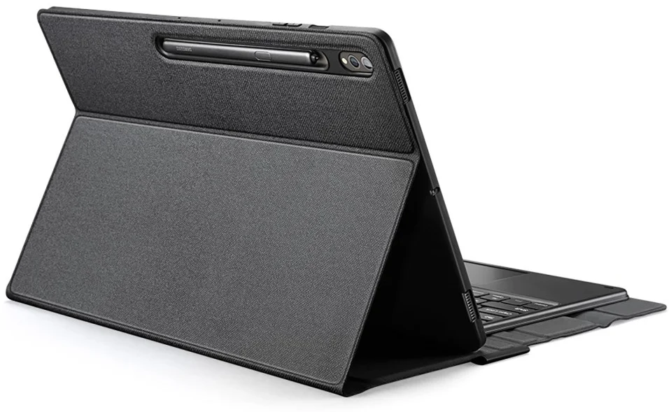 Dux Ducis Samsung Galaxy Tab S10 Ultra Hoes Bluetooth Toetsenbord Zwart afbeelding 1