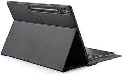 Dux Ducis Samsung Galaxy Tab S10 Ultra Hoes Bluetooth Toetsenbord Zwart afbeelding