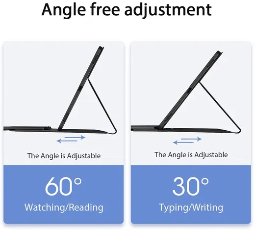 Dux Ducis Samsung Galaxy Tab S10 Ultra Hoes Bluetooth Toetsenbord Zwart afbeelding 5