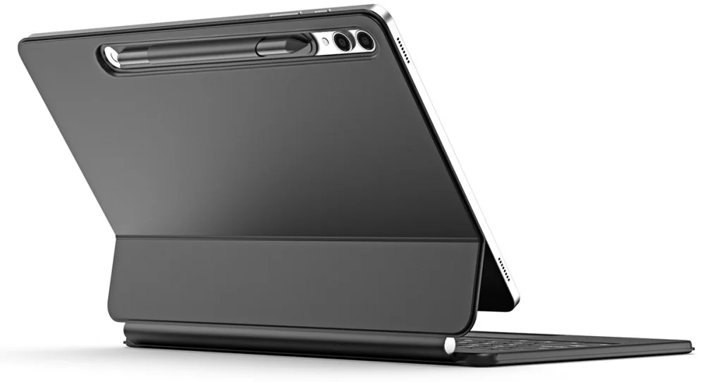 Dux Ducis Samsung Galaxy Tab S10 Plus Hoes Bluetooth Toetsenbord Zwart afbeelding 1