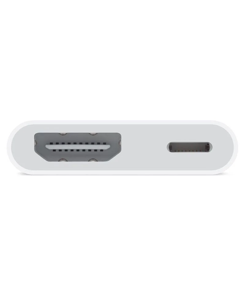 Originele Apple Lightning naar Lightning en Digital AV / HDMI Adapter Wit afbeelding 2