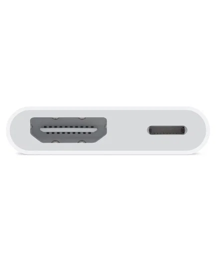 Originele Apple Lightning naar Lightning en Digital AV / HDMI Adapter Wit afbeelding 2