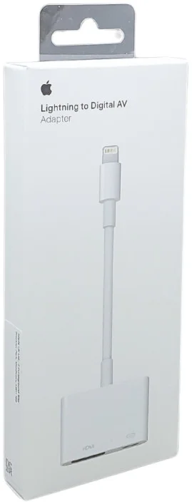 Originele Apple Lightning naar Lightning en Digital AV / HDMI Adapter Wit afbeelding 3