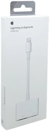 Originele Apple Lightning naar Lightning en Digital AV / HDMI Adapter Wit afbeelding 3