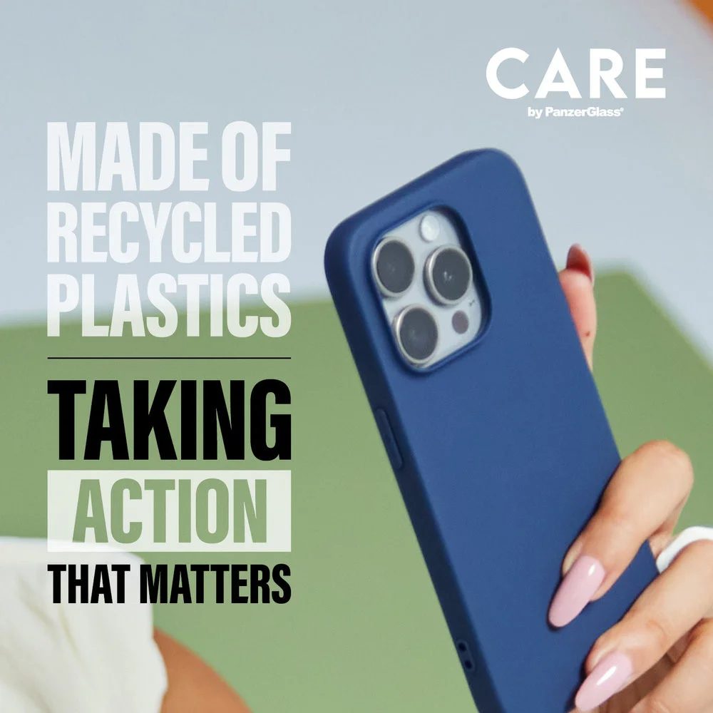 PanzerGlass CARE Fashionable iPhone 16 Pro Hoesje Siliconen MagSafe Blauw afbeelding 3