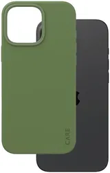 PanzerGlass CARE Fashionable iPhone 16 Pro Max Hoesje Siliconen MagSafe Groen afbeelding